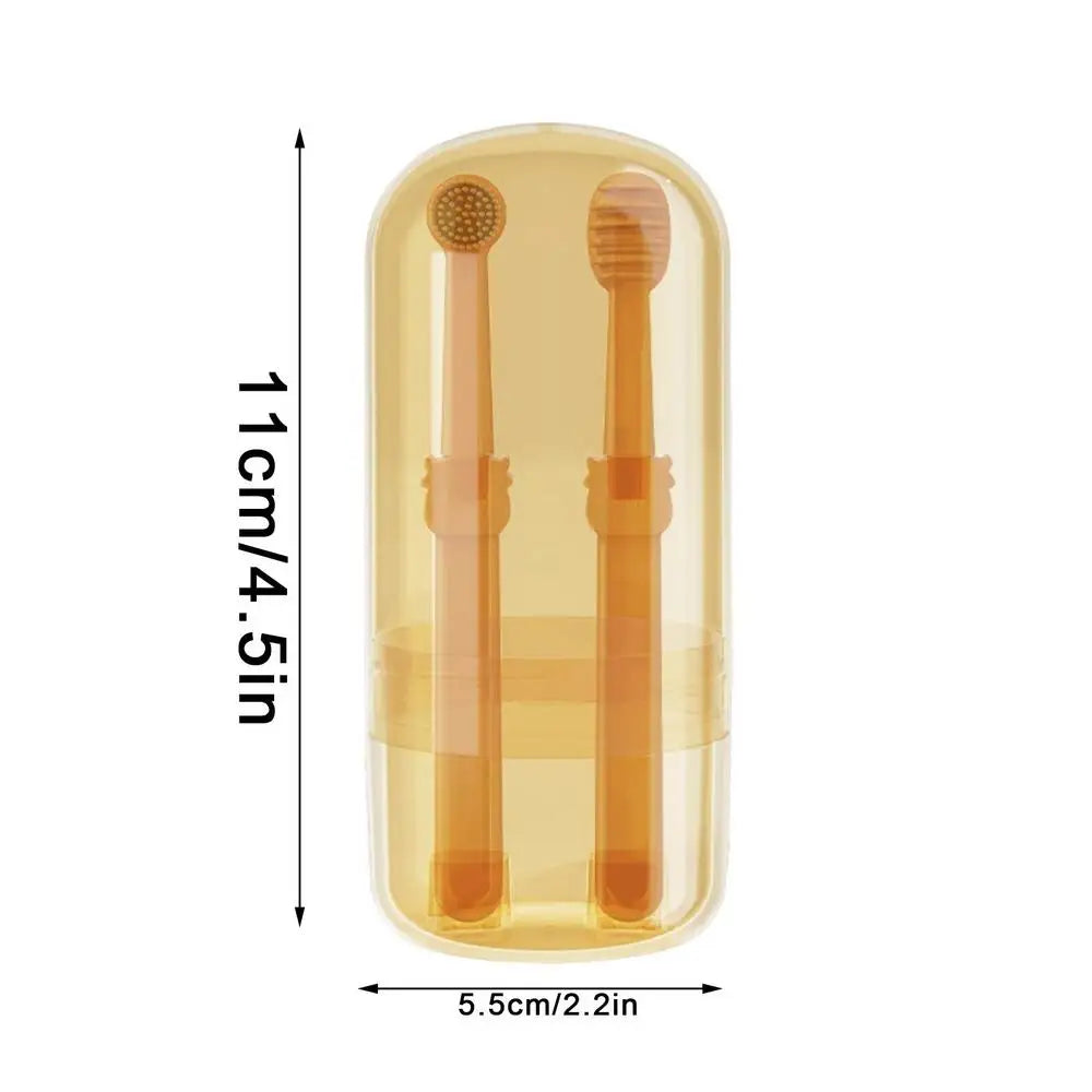 Soft Silicone Pet Toothbrush Kit – Dog & Cat Finger Brush for Teeth Cleaning and Oral Care