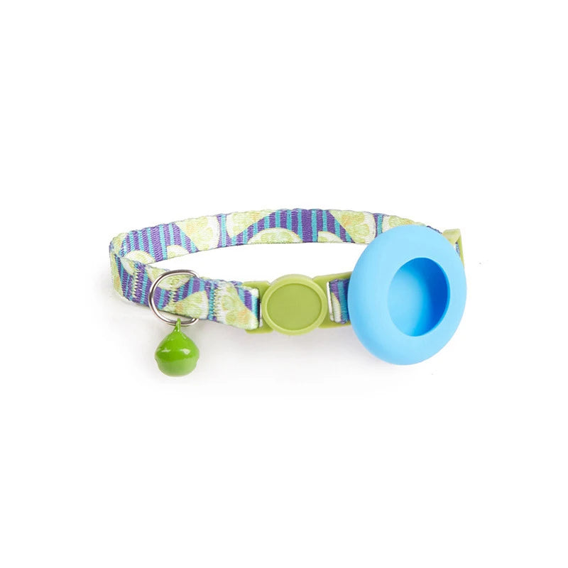 AirTag Pet Collar – Anti-Lost GPS Tracking Holder for Dogs & Cats, Adjustable Outdoor Tracker Sleeve