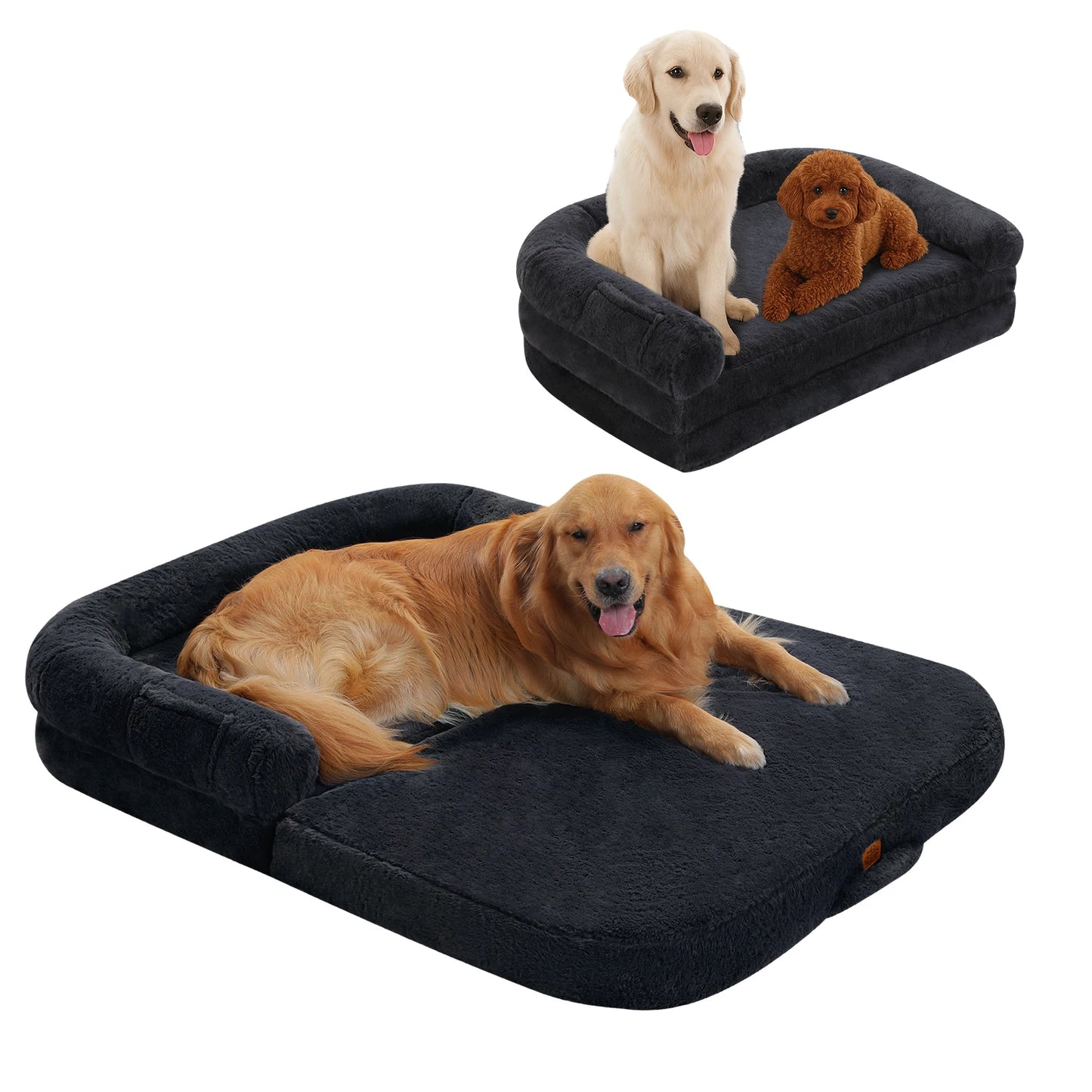 Foldable & Portable Dog Bed Mat – Washable Pet Bed, No Installation Needed, Soft Dog Furniture Accessory