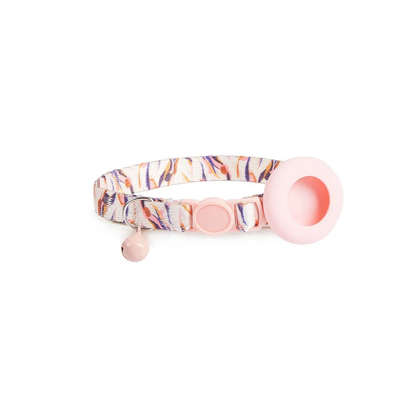 AirTag Pet Collar – Anti-Lost GPS Tracking Holder for Dogs & Cats, Adjustable Outdoor Tracker Sleeve