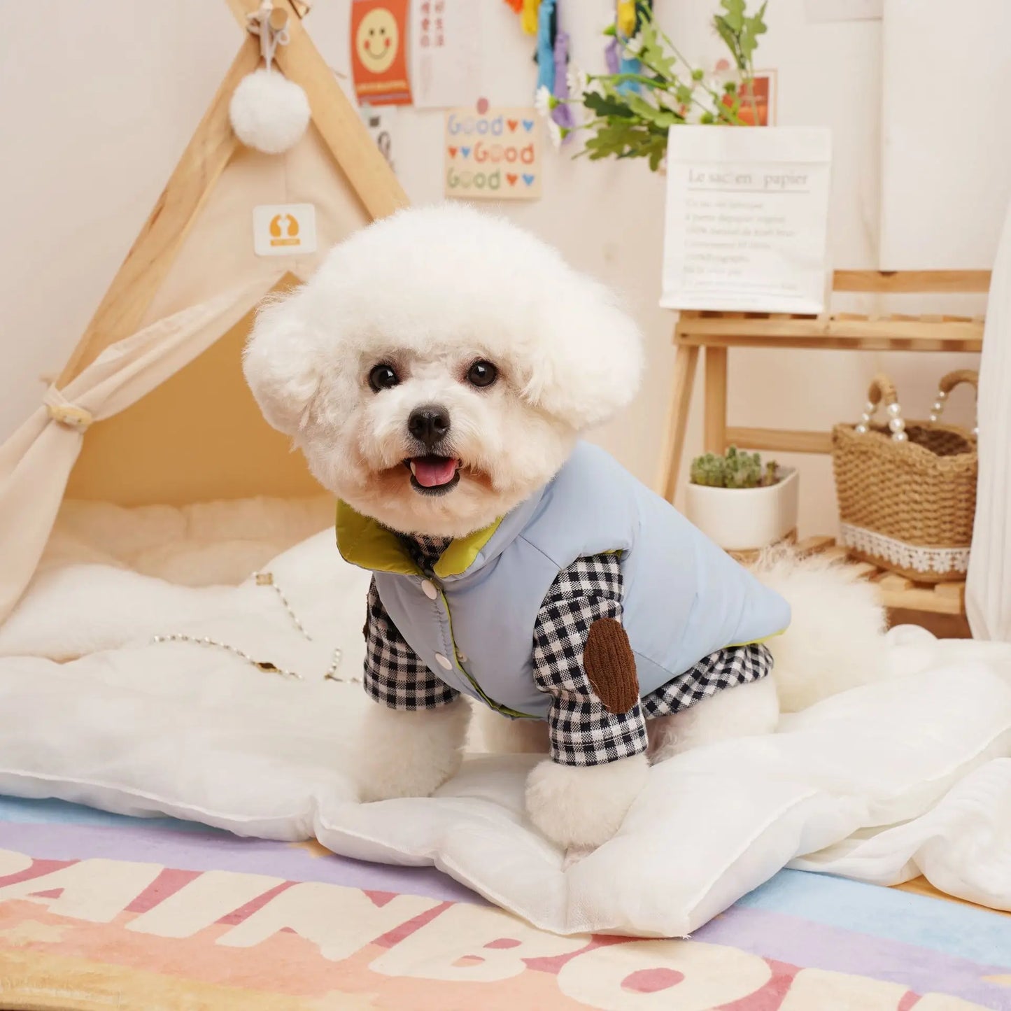 Cozy Waterproof Dog Jacket – Winter Warm Coat for Small & Toy Breeds