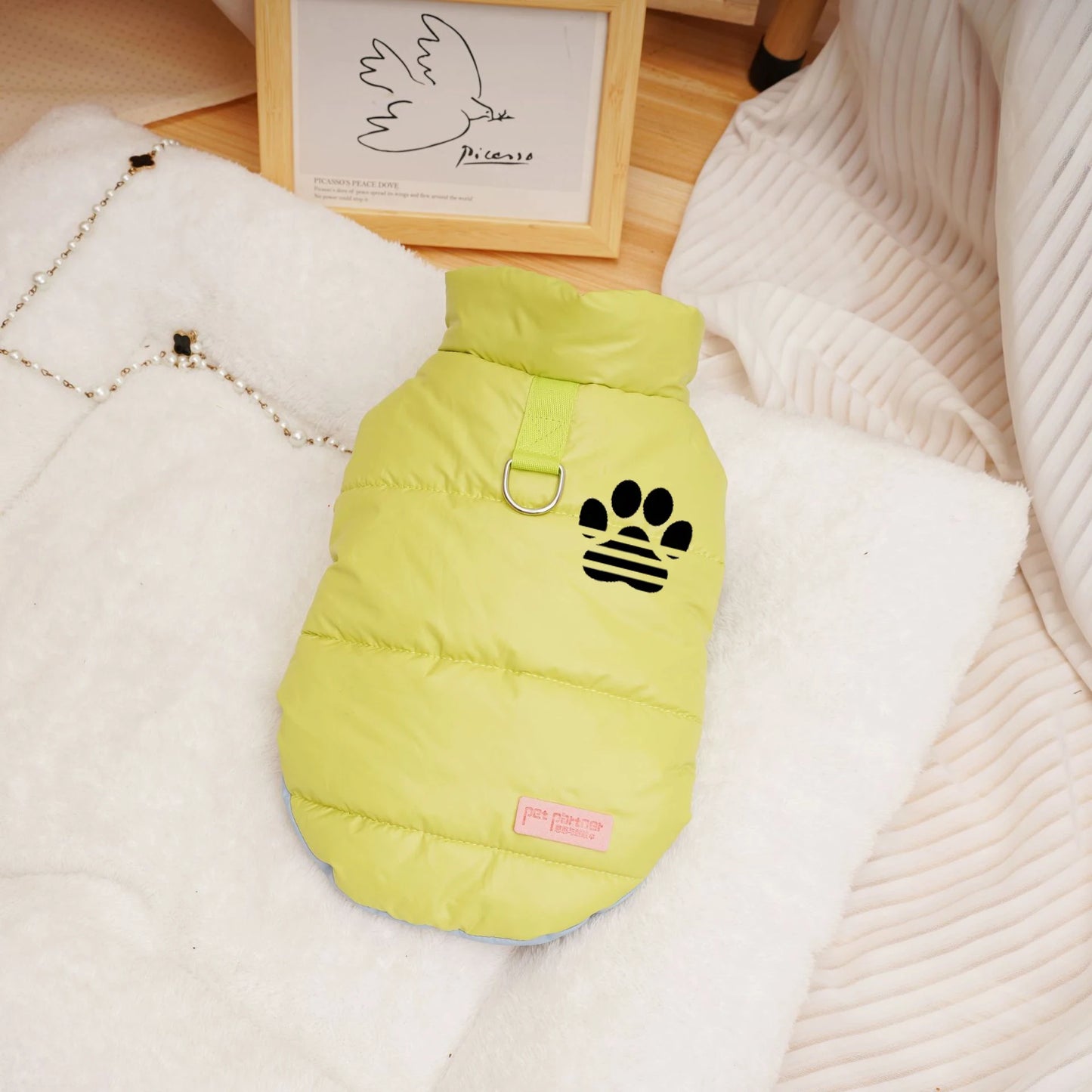 Cozy Waterproof Dog Jacket – Winter Warm Coat for Small & Toy Breeds