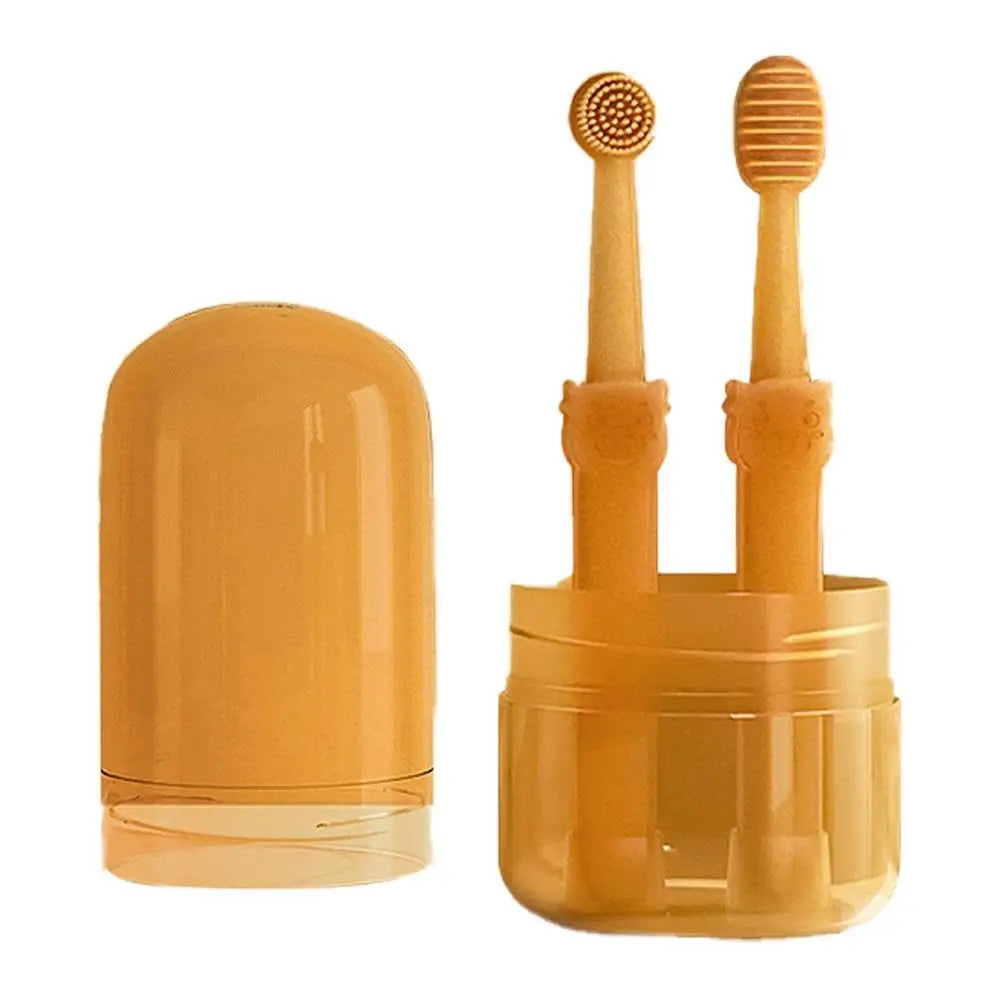 Soft Silicone Pet Toothbrush Kit – Dog & Cat Finger Brush for Teeth Cleaning and Oral Care