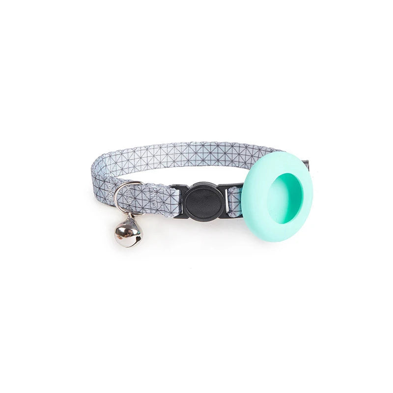 AirTag Pet Collar – Anti-Lost GPS Tracking Holder for Dogs & Cats, Adjustable Outdoor Tracker Sleeve