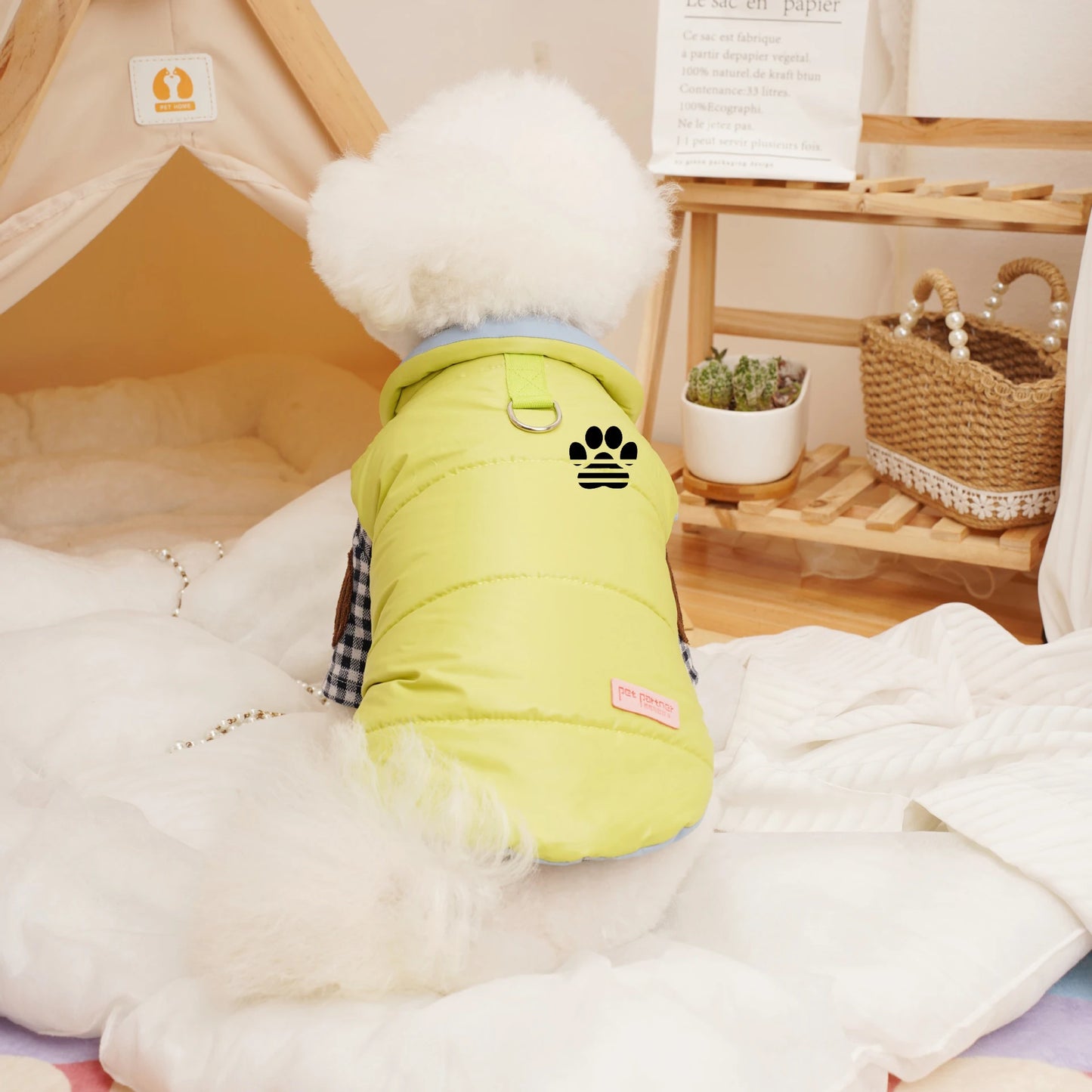 Cozy Waterproof Dog Jacket – Winter Warm Coat for Small & Toy Breeds