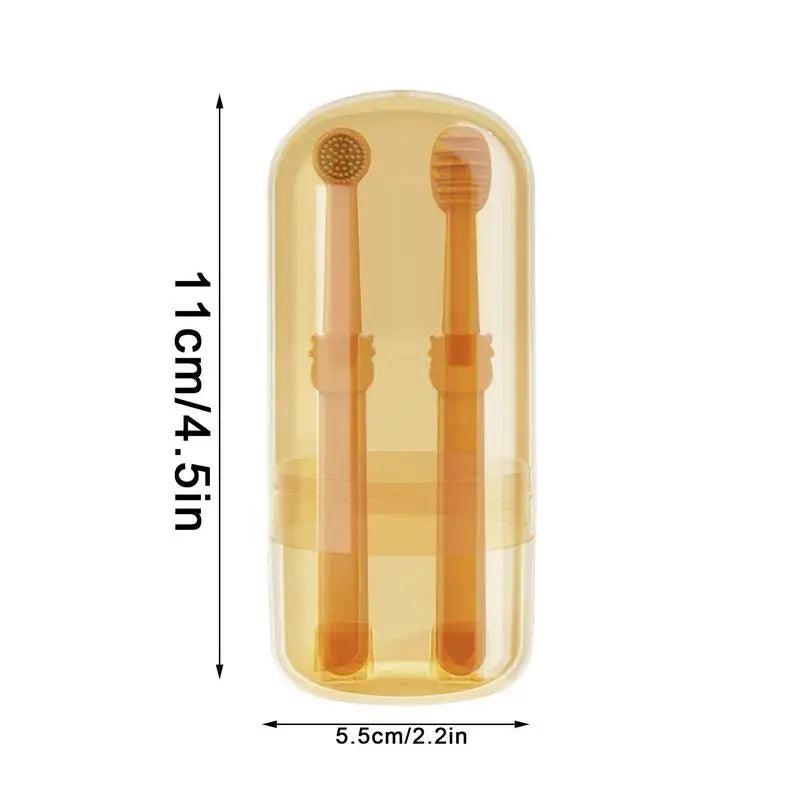 Soft Silicone Pet Toothbrush Kit – Dog & Cat Finger Brush for Teeth Cleaning and Oral Care