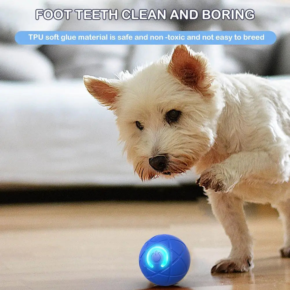 Smart Interactive Dog Toy Ball – Electronic Moving Gravity Ball for Pets, Bite-Resistant & Rechargeable