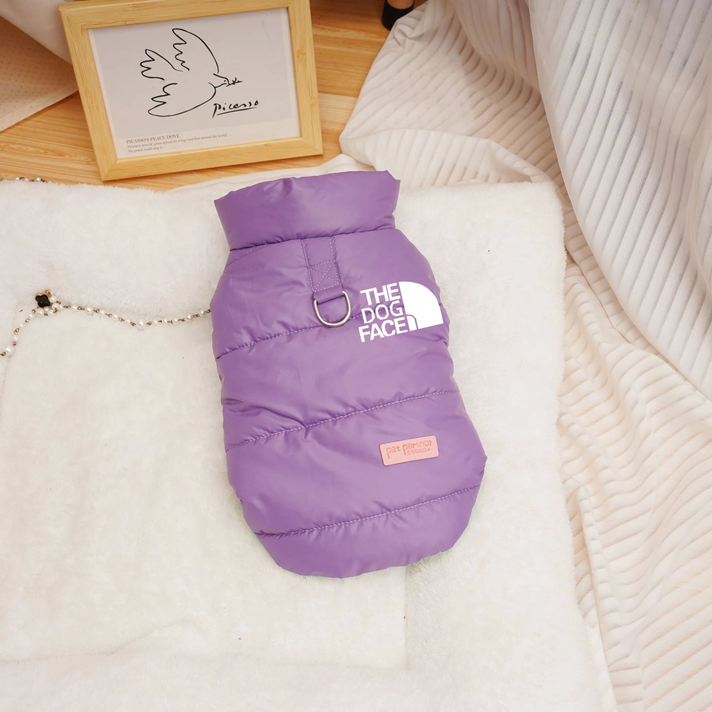 Cozy Waterproof Dog Jacket – Winter Warm Coat for Small & Toy Breeds